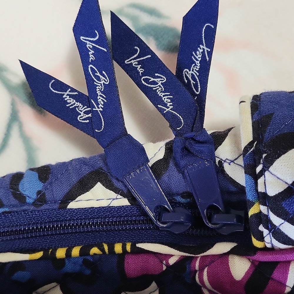 Vera Bradley African Violet Floral Print Bag pack/Laptop Bag - Picture 11 of 16